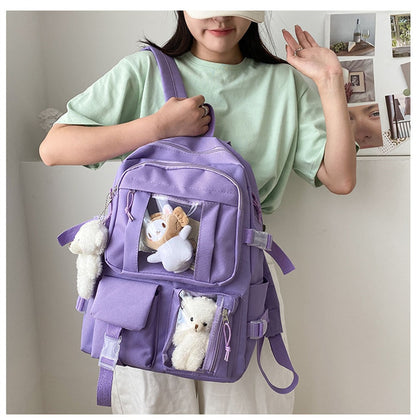 Kawaii Plushie Showcase Backpack
