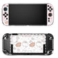 Gaming console skin with kawaii character design on a white background