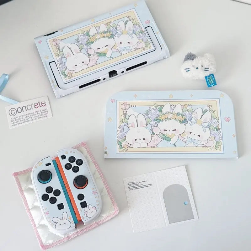 Kawaii Cottagecore Bunny Nintendo Switch 2 Case | Kore Kawaii
