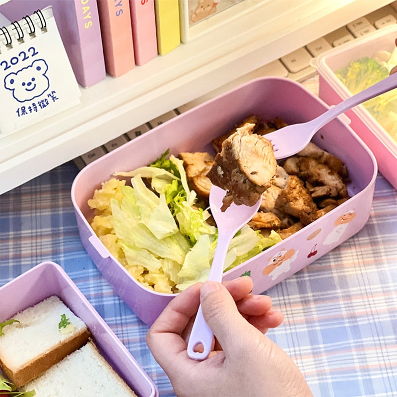 Yellow Duck 1000ML Kawaii Lunch Bento Box