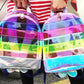 Clear Rainbow Backpack