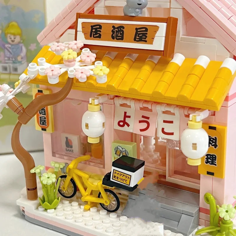 Sakura Izakaya Building Blocks Set