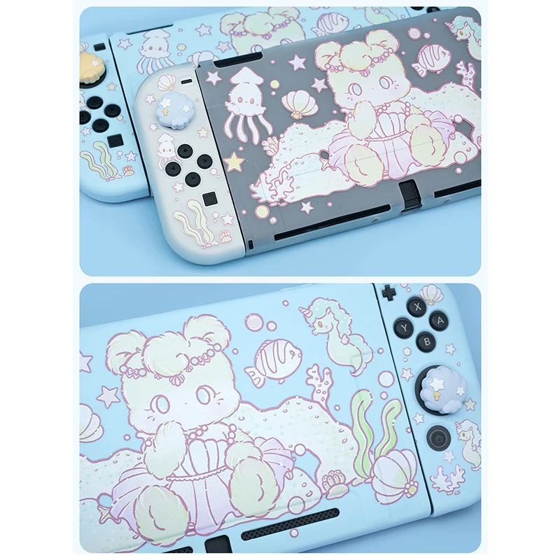 Ocean Princess Bear Nintendo Switch Case