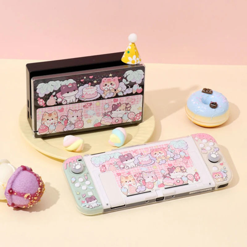 Kawaii Animals with Sweet Nintendo Switch Case