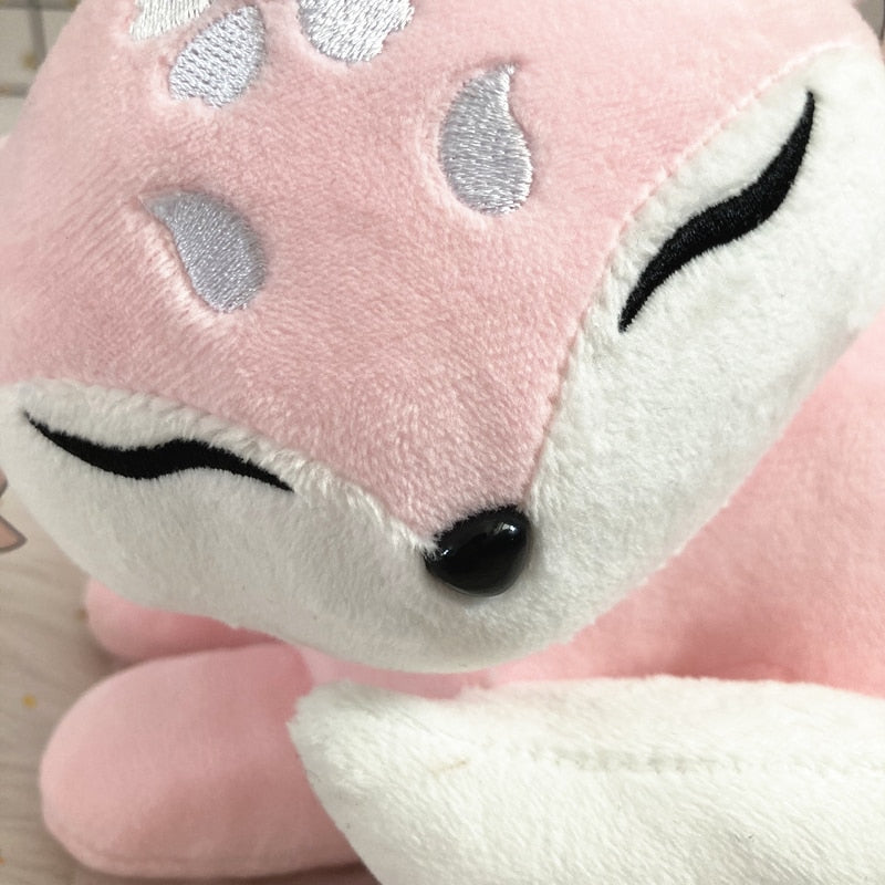 Pink best sale fox plush