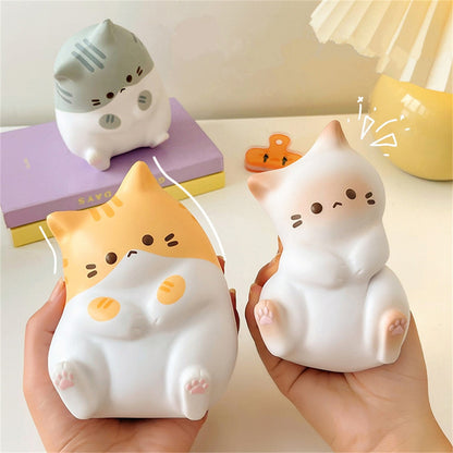 Kawaii Curious Cats Squish Toys
