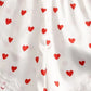 Heart Print Crop Top Pajamas