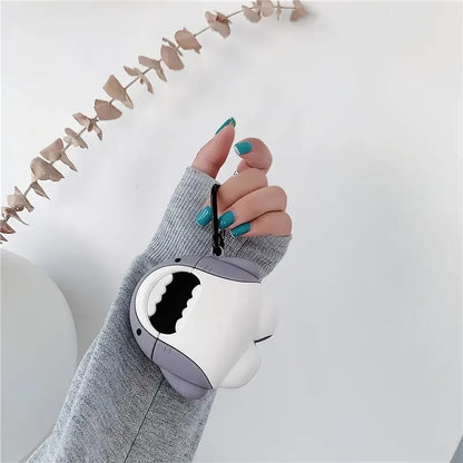 Kawaii Shark AirPods Case