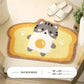 Kitty Toast Bath Mat Rug