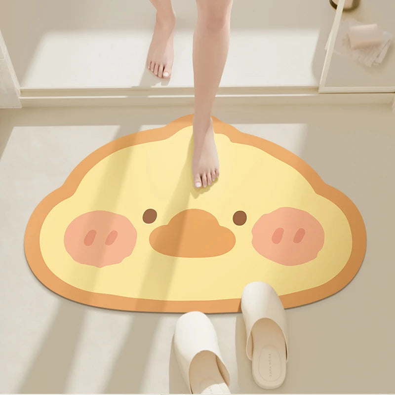 Kawaii Animal Bathroom Floor Mats