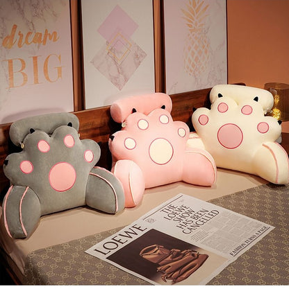 Kawaii Soft Cat Paw Reading Pillows