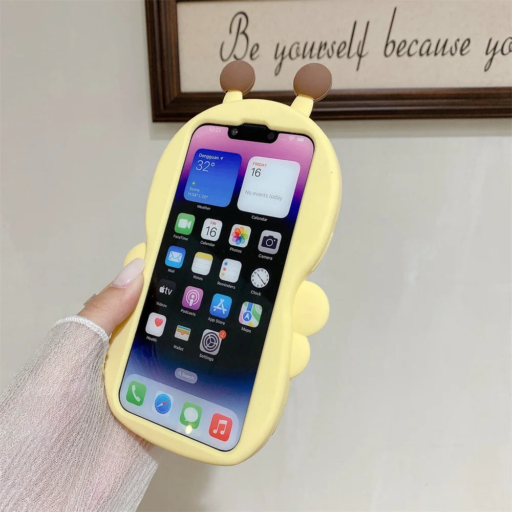 Kawaii Bumble Bee iPhone Case