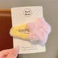 Kawaii Plush Star Pastel Hair Clips