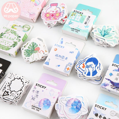 Kawaii 46Pcs/box Diary Stickers