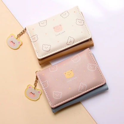 "Good Luck" Bear Wallets