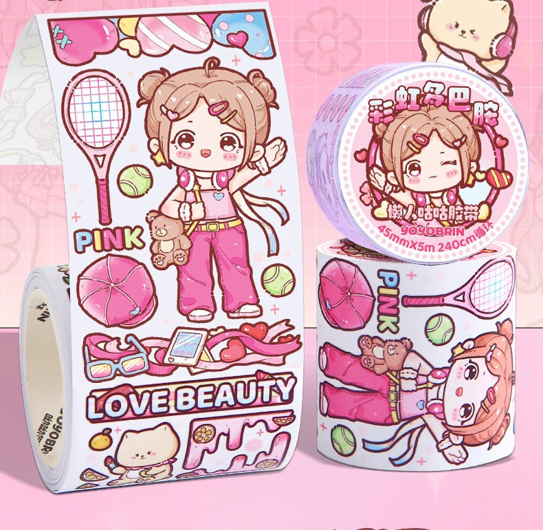 Kawaii Girl Stationery Stickers