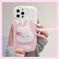 Strawberry Icecream Bunny iPhone Case