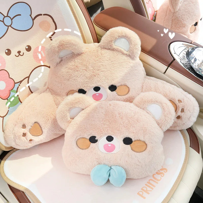 Plush Bear Car Seat Accessories