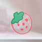 Kawaii Acrylic Strawberry Pen Holder