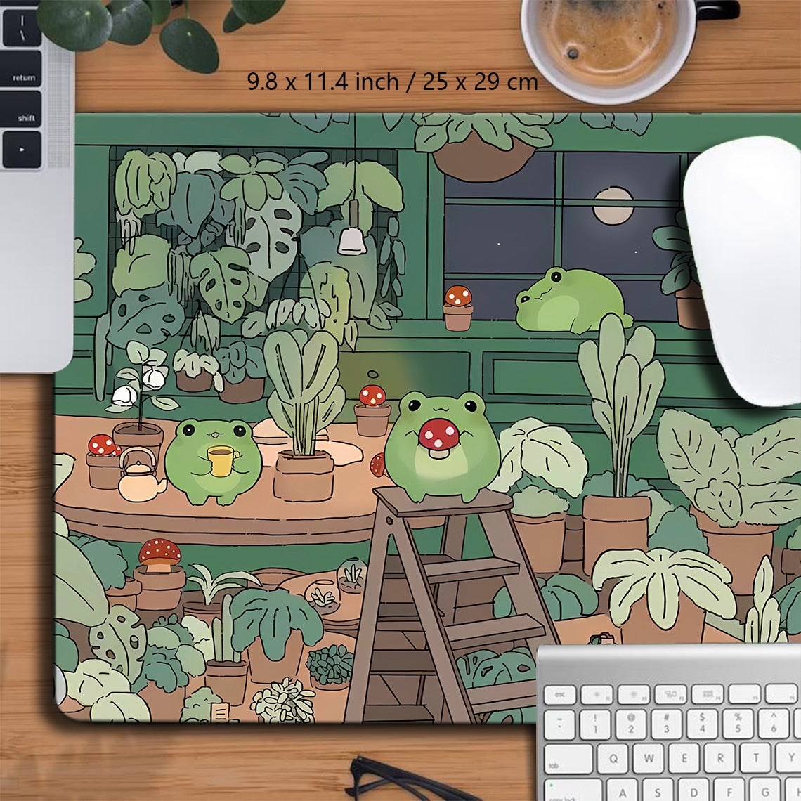 Cute Frogs Desk Pad