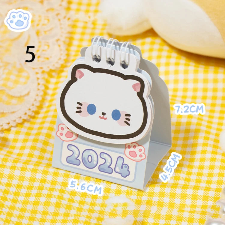 2024 Cat Desk Calendar