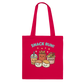 Kawaii Snack Run Tote Bag in Red