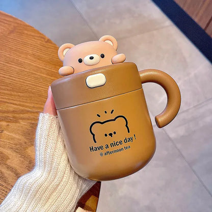 Bear & Bunny Thermos Mug