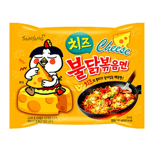 Buldak Spicy Chicken Cheese Ramen - (140g)(South Korea)