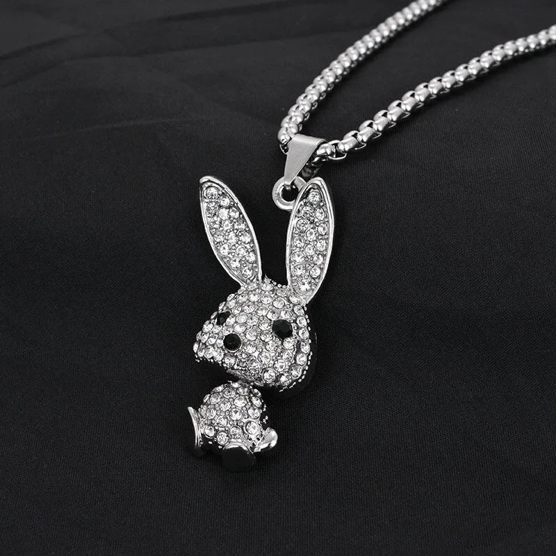 Kawaii Bunny Pendant Necklace