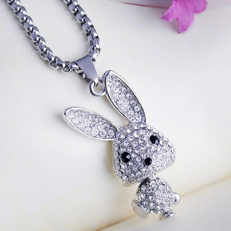 Kawaii Bunny Pendant Necklace