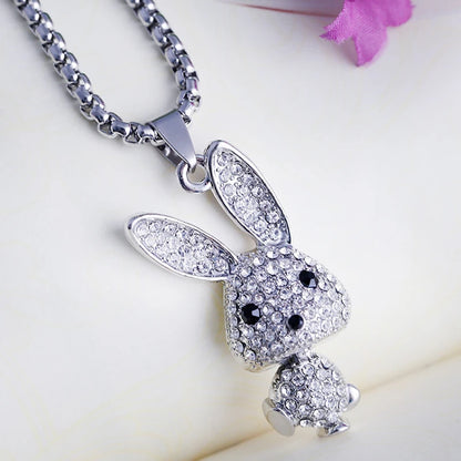 Kawaii Bunny Pendant Necklace