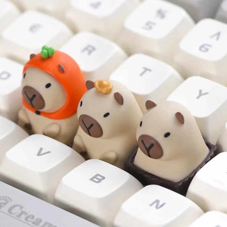 Capybara Keyboard Key Caps