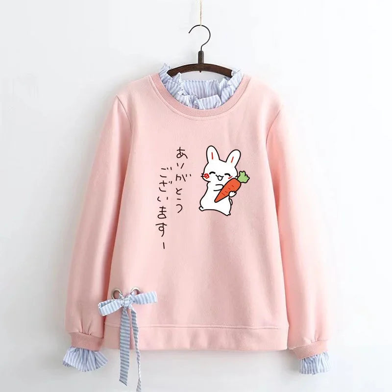 Harajuku Carrot Bunny Sweater