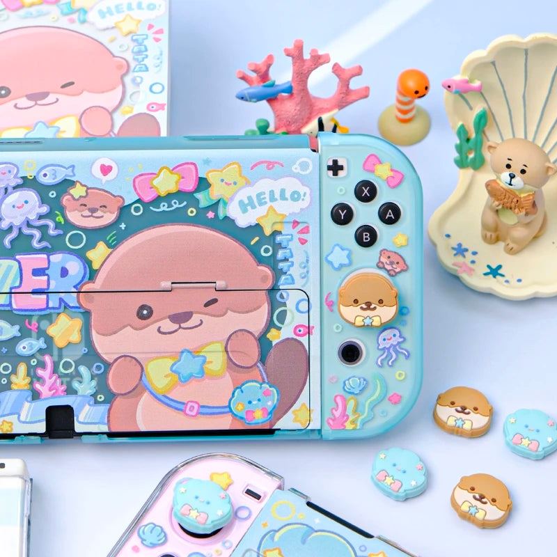 Kawaii Otter Nintendo Switch Case