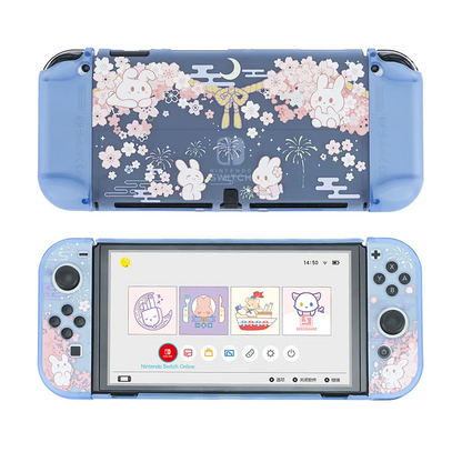 Sakura Bunny Nintendo Switch Case