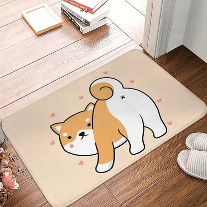 Kawaii Shiba Inu Doormats