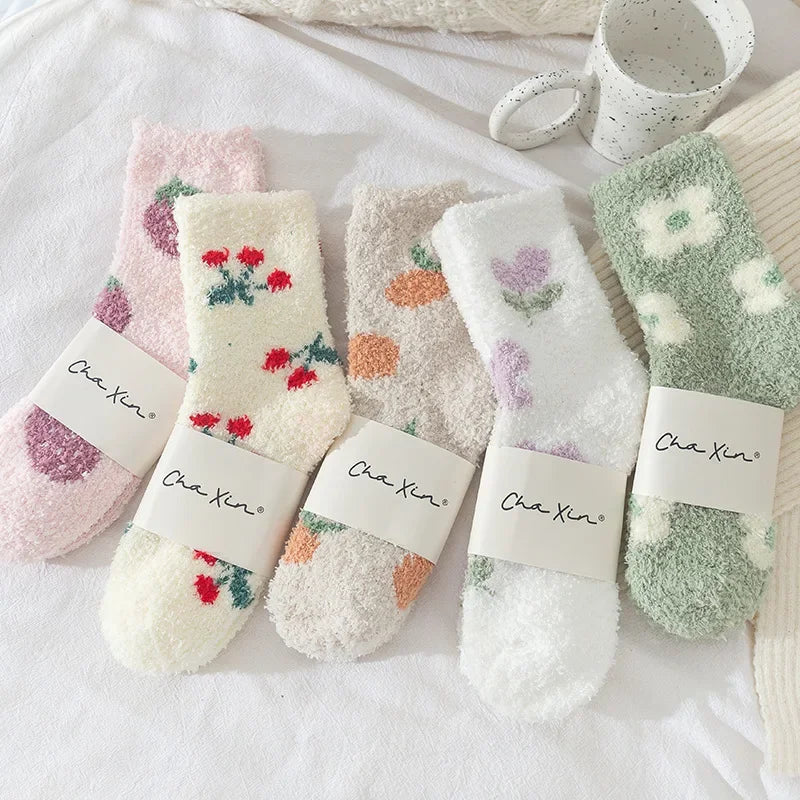 Soft Plush Sleeping Socks