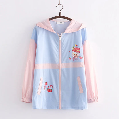 Strawberry Jam Thin Summer Jacket