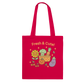 Kawaii Farmer's Market Bag in Red