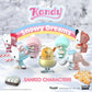 Sanrio Snowy Dreams Blind Box, all figures displayed on a snowy background