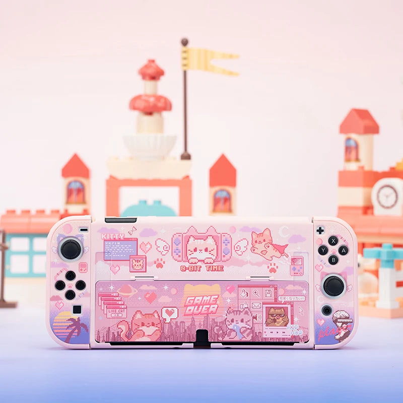 Game Over Kitty Nintendo Switch Case