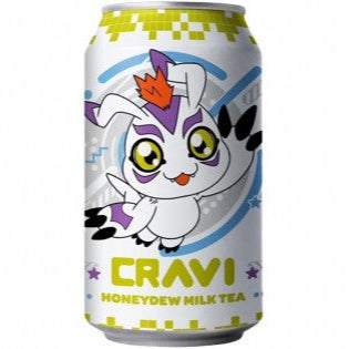 Cravi Honeydew Milk Tea - 10.65oz (Taiwan)