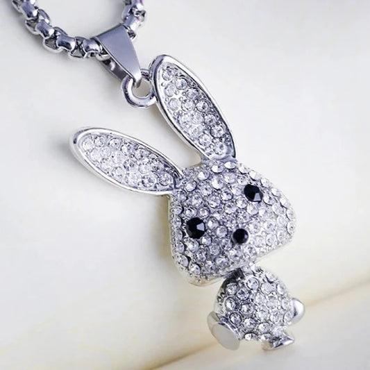 Kawaii Bunny Pendant Necklace