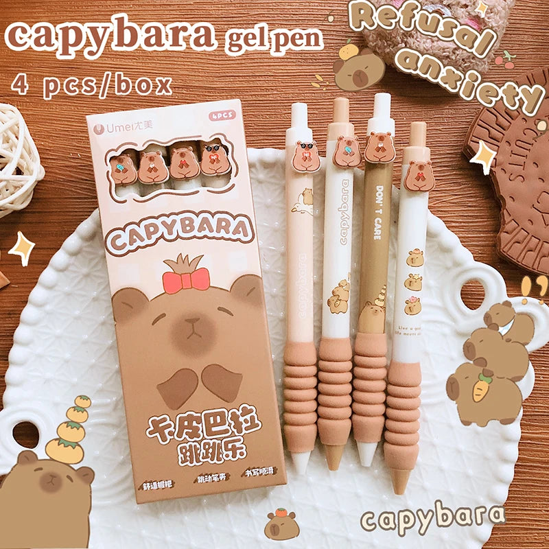 Cute Capybara Gel Pens