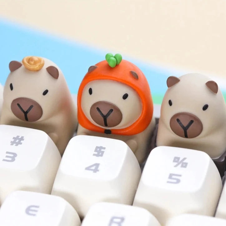 Capybara Keyboard Key Caps