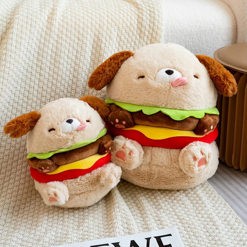 Hamburger Puppy Plushies