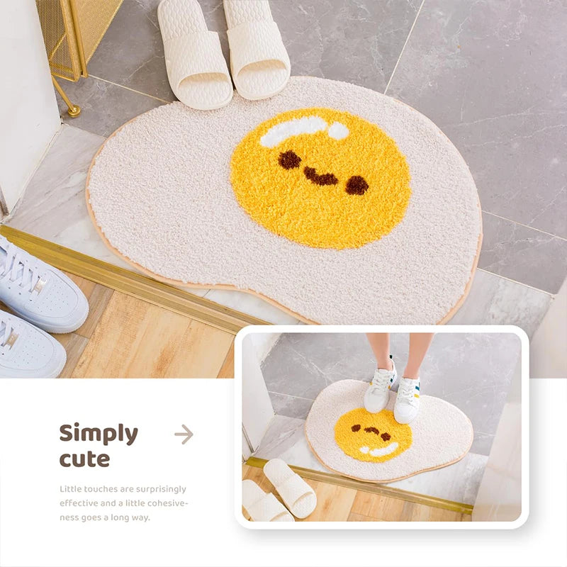 Happy Egg Bathroom Rug