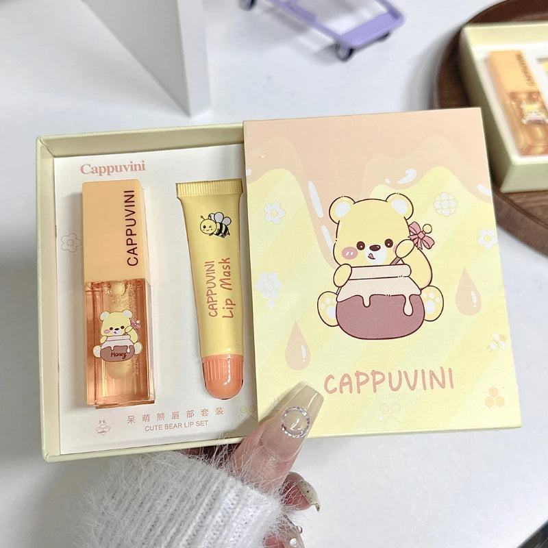 Honey Bear Lip Oil & Lip Mask