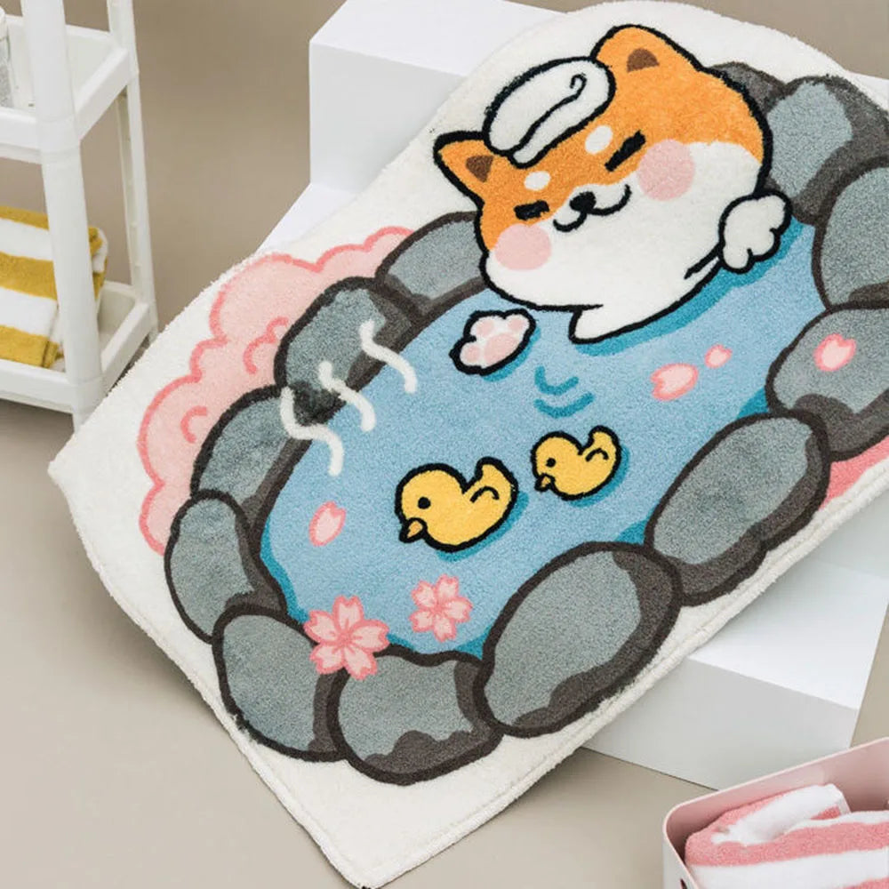 Hot Spring Animals Floor Mats – Kore Kawaii