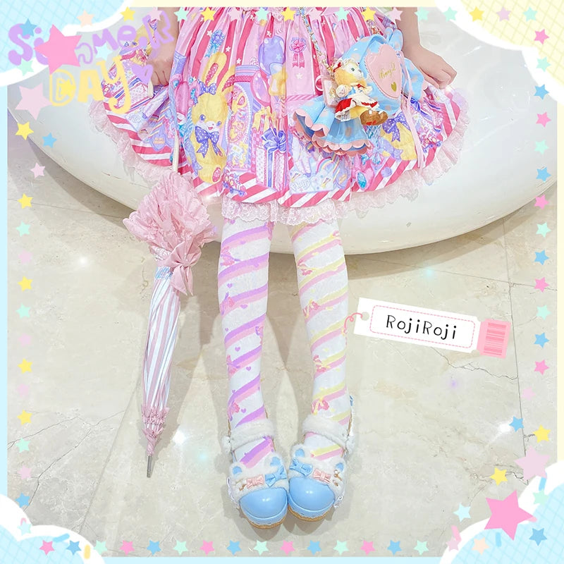 Pastel Harajuku Knee High Socks